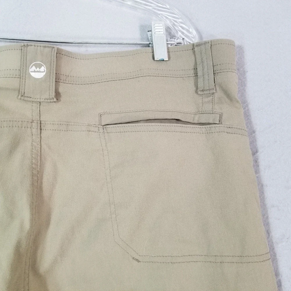 Wrangler outdoor cargo pants men's 40 x 32 beige nylon stretch comfort waist